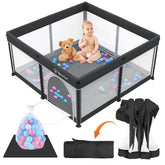 Yozoia Taleco Gear play pen side view showing spacious interior