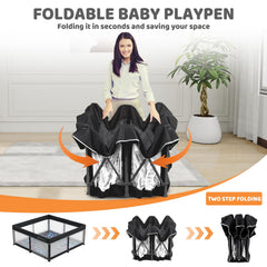 Yozoia Taleco Gear play pen with ocean balls included