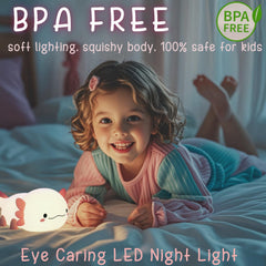 YR YRHH-PET Axolotl nightlight rechargeable battery enables wireless use.