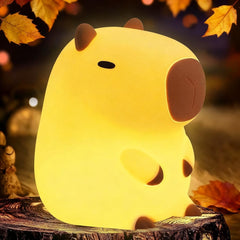 YR YRHH-PET capybara night light softly glows on bedside table for bedtime ritual