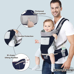 YSSKTC baby carrier back-carry blue offers versatile daily use