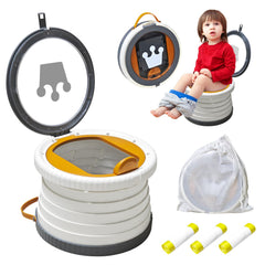 Yszawmx portable potty folded-compact for travel and storage