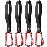 Ytcku stroller hooks locking carabiner clip on stroller keeps diaper bags secure during trips.