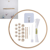 Yuecoom DIY baby wooden mobile hanger ring for easy nursery decor and craft projects.