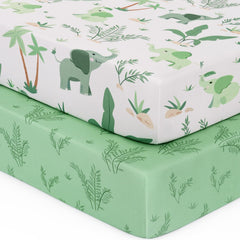 Yukkidds cloud-like microfiber crib sheets for breathable baby comfort