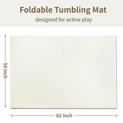 Yumiio oversized play area 59x82 inches offers ample space for babies.