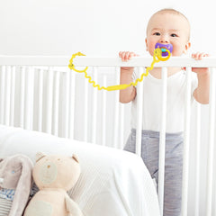 Yunaeduo toy straps securely attach baby bottles, reducing spills on the go.