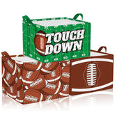 Yungyan football storage basket with green field design for tidy playroom organization