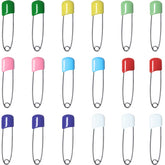 Yuntop diaper pins colorful pack front view highlights bright colors for easy identification