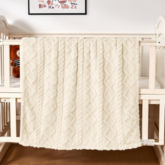 Yurhap Sherpa fleece blanket fits stroller and car seat on the go