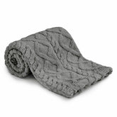 Yurhap Sherpa fleece blanket close-up pattern, soft texture for cozy baby snuggles.