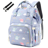 Yusudan Elephant Diaper Bag Backpack main compartment for quick baby essentials access