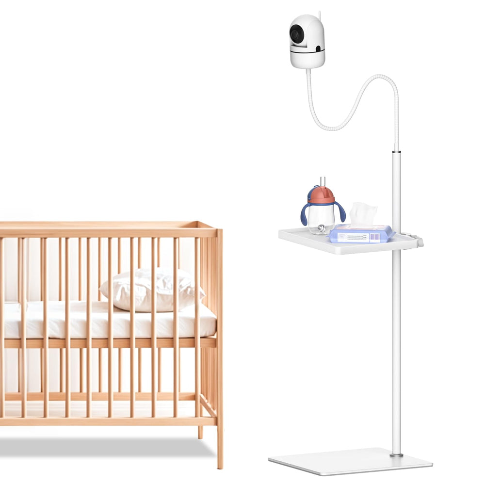 Yususipa height adjustable stand front view highlights universal compatibility with most baby monitors
