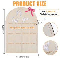 Yuuchoringee twelve-month photo layout showing newborn to first birthday progression