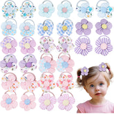 YWAOAIJD baby hair ties with flower bows packaging, gentle hold for everyday wear