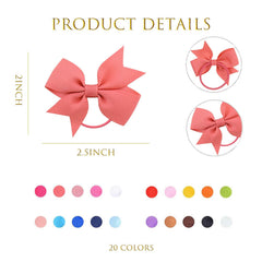 YWAOAIJD bows close-up shows soft grosgrain ribbon and handmade comfort.