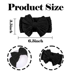 YWAOAIJD soft nylon headband closeup shows gentle stretch and skin-friendly fabric.