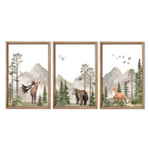 YWJKWLGS deer poster adds playful woodland charm to nurseries, inspiring imaginative play