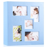 Ywlake baby photo album blue cover with a premium soft-touch finish.