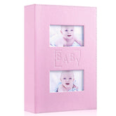 Ywlake baby photo album with pink leather cover shows premium, tactile quality for keepsakes