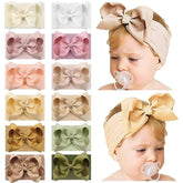 Yxiang 12pc baby headbands color collection for versatile outfits