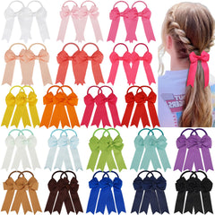 Yxiang pony-tail bow hair ties secure a gentle, comfortable hold.