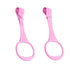 YYaaloa pink crib ring bright color to engage toddlers during play