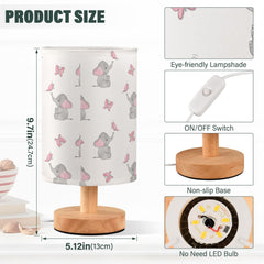 YYZZH elephant lamp with integrated LED offers soft, eye-friendly illumination.