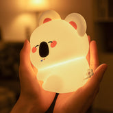 YzzYzz koala night light touch-control closeup for bedtime routine