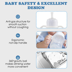 Zafflerva easy-grip-handles support tiny hands for independent drinking.