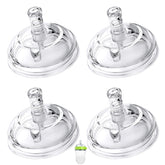 Zafflerva straw-sippy-nipples for Comotomo bottles aid a familiar transition to training cups.