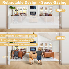 Zaguoroo retractable design demonstrates one-handed operation for busy homes.