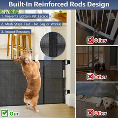 Zaguoroo under-escape prevention design; reinforced rods deter crawling underneath.