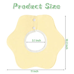 Zainpe baby bib cotton-breathable keeps delicate skin comfortable during feeding