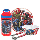 Zak Designs Marvel water bottle 16oz for kids, on-the-go hydration.