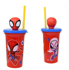 Zak Designs Spidey and Friends 15oz Buddy Sips cup, kid-friendly everyday mealtime and on-the-go hydration.