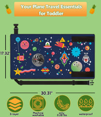 Zalhyrox Toddler Airplane Bed non-slip back keeps bed steady.