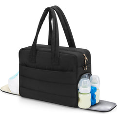 Zalirium breast pump bag front view with sleek design for on-the-go moms, everyday versatility.