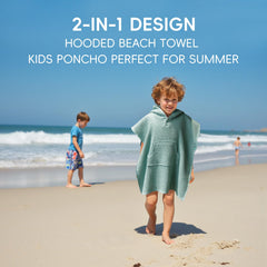Zamlory hooded towel hood design provides sun protection and warmth