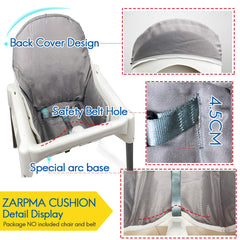 ZARPMA foldable highchair cover enables easy transport and quick setup