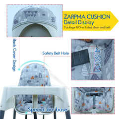 ZARPMA IKEA Antilop-compatible highchair cover folds compactly for travel.