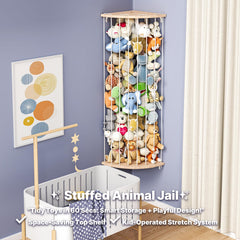 Zayysoha zoo-pattern decor highlights playful nursery charm.