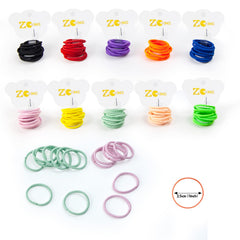 ZCOINS snag-free hair ties prevent metal joins for smooth toddler hairstyles.