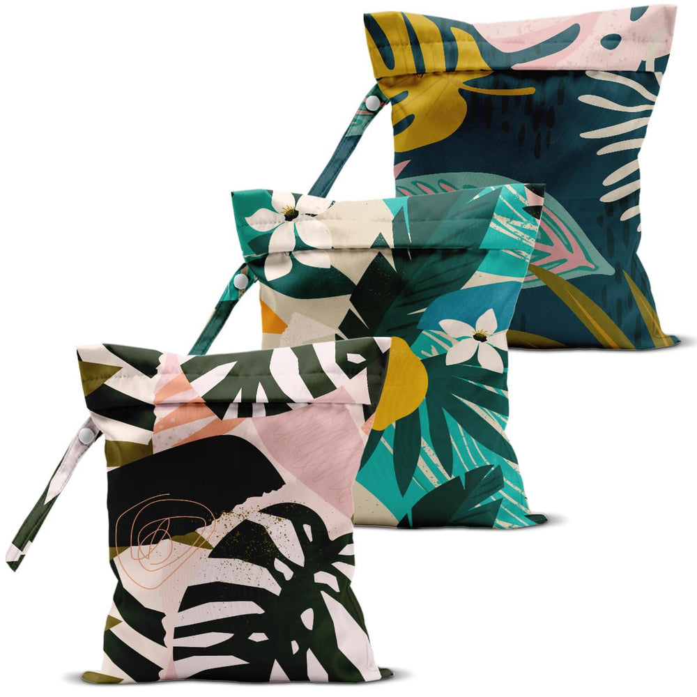 zcyxuuw wet bag 3pc pack sturdy handle for easy travel organization.