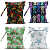 zcyxuuw wet bag 4pack hanging handle for easy on the go storage
