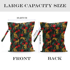 Zcyxuuw wet bag with handle and snap demonstrates easy carrying.
