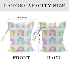 zcyxuuw wet-bag-pack-open-inside shows roomy interior for diapers or cosmetics