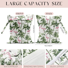 zcyxuuw wet bag size 10-2x12-5 shows compact packing for travel.