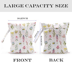 zcyxuuw Wet Bag size 26x32 cm demonstrates ample space for outfits and diapers