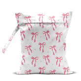 zcyxuuw wet bag with swimsuit and beach essentials in pink bow plaid, ideal for travel